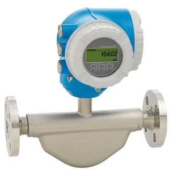 E+H Middenklasse Coriolis-stroommeter met een compacte, gemakkelijk toegankelijke zender 8E3B25-BDDBABEFADSAD2SHA2+LA
