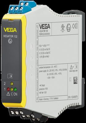 TOR132.AXXXKXX VEGATOR 132 Dubbele Kanaal Controller voor Niveaudetectie voor Geleidende Sonden